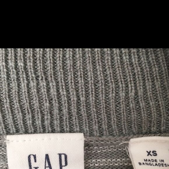 Gap Cardigan xs long sleeve duster layer long sleeve top stripe womens gray top - Picture 4 of 13